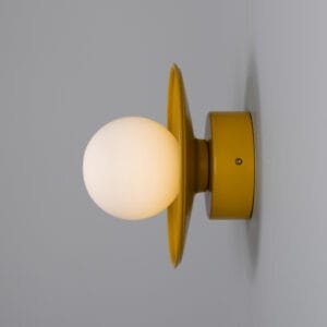 Aosta Coloured Bathroom Disc Wall Light Kitchen Wall Lights Great Lighting UK Ltd