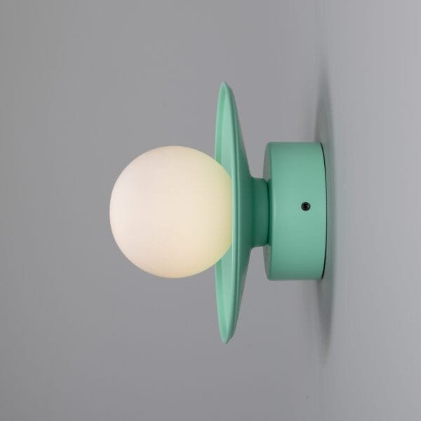 Aosta Coloured Bathroom Disc Wall Light Kitchen Wall Lights Great Lighting UK Ltd