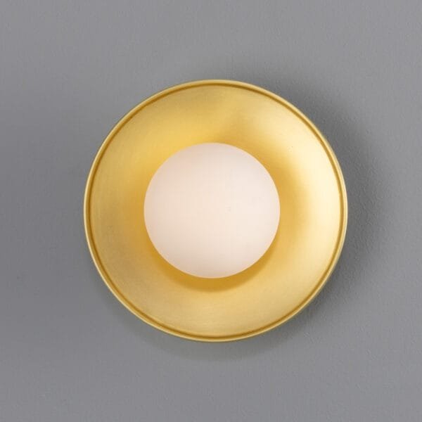 Aosta Coloured Bathroom Disc Wall Light Kitchen Wall Lights Great Lighting UK Ltd