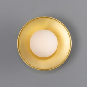 Aosta Coloured Bathroom Disc Wall Light Bathroom Wall Lights Great Lighting UK Ltd