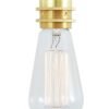 Bangui Bare Bulb Ceiling Light Flush Brass Lights Great Lighting UK Ltd