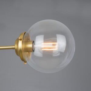 Hayes 3 Light Semi-Flush Ceiling Light Hallway Ceiling Lights Great Lighting UK Ltd