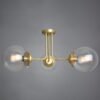 Hayes 3 Light Semi-Flush Ceiling Light Glass & Globe Ceiling Lights Great Lighting UK Ltd