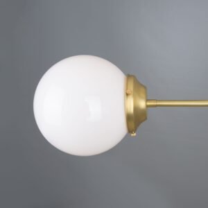 Hayes 3 Light Semi-Flush Ceiling Light Hallway Ceiling Lights Great Lighting UK Ltd