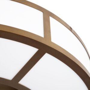 Norman Large Ring Flush Chandelier | LED Dimming Light Living Room Ceiling Lights Great Lighting UK Ltd