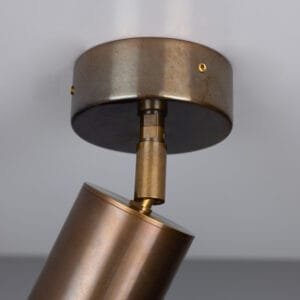 Evanston Directional Brass Spot Light New Arrivals Great Lighting UK Ltd