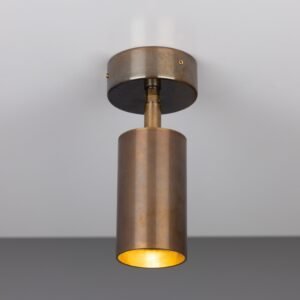 Evanston Directional Brass Spot Light Kitchen Ceiling Lights Great Lighting UK Ltd