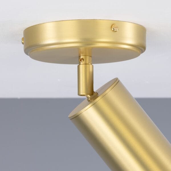 Evanston Directional Brass Spot Light New Arrivals Great Lighting UK Ltd