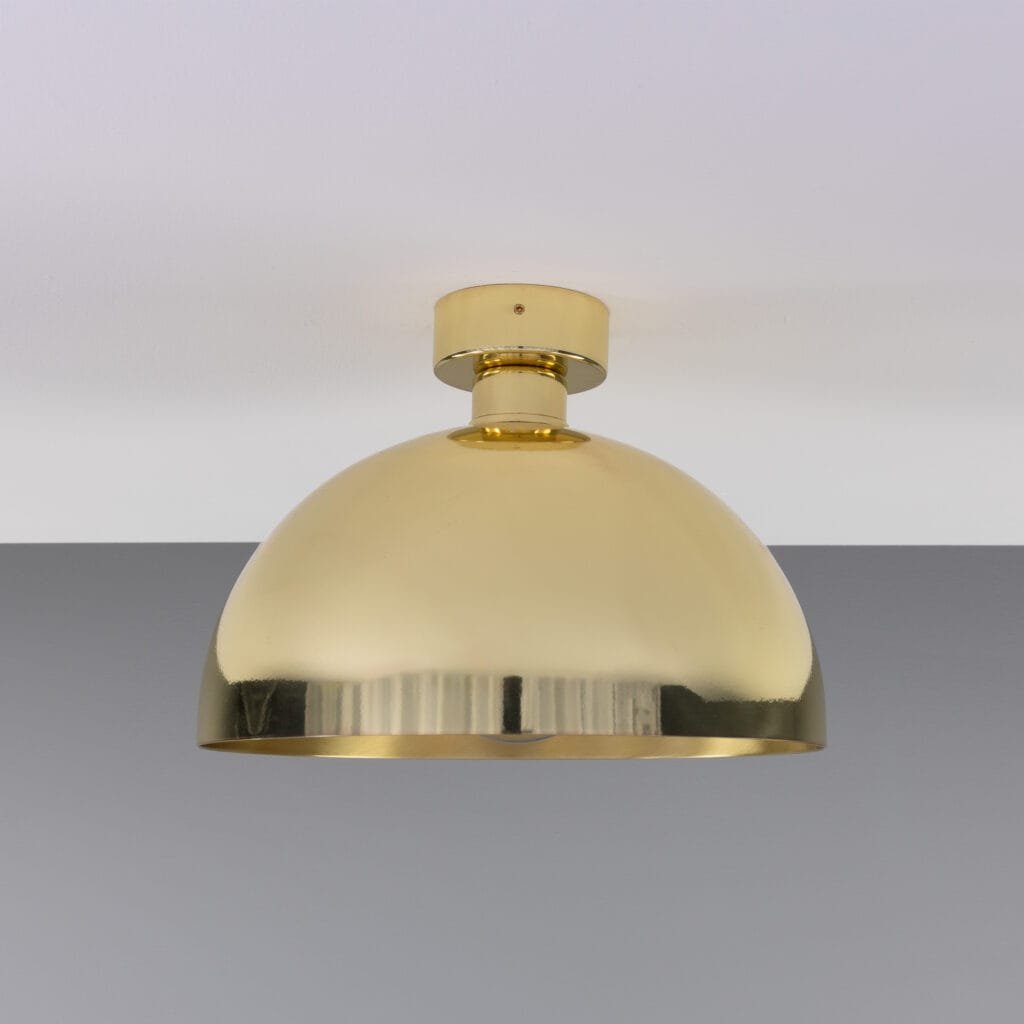Maua 30cm Brass Dome Ceiling Light