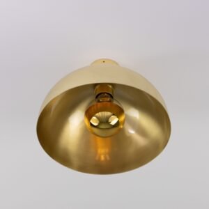Maua 30cm Brass Dome Ceiling Light Bedroom Ceiling Lights Great Lighting UK Ltd