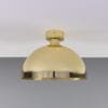 Maua 30cm Brass Dome Ceiling Light Flush Brass Lights Great Lighting UK Ltd