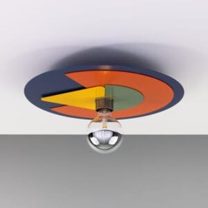 Coloured Disc Neptune Ceiling Light | The Neptune Coloured Light Fixtures Great Lighting UK Ltd