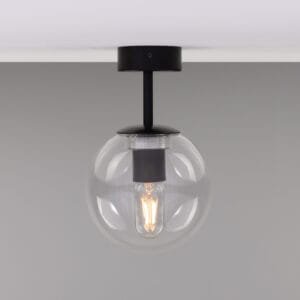 Venice Small Glass Globe Light | Ceiling or Wall Hallway Lighting Ideas Great Lighting UK Ltd