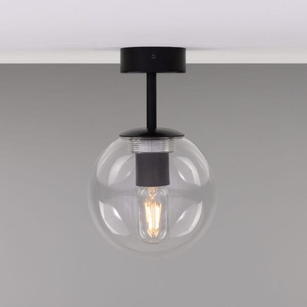 Venice Small Glass Globe Light | Ceiling or Wall Hallway Lighting Ideas Great Lighting UK Ltd