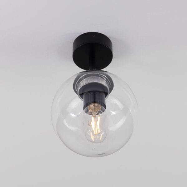 Venice Small Glass Globe Light | Ceiling or Wall Hallway Lighting Ideas Great Lighting UK Ltd