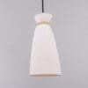 White Bathroom Pendant | Ceramic Parva Pendant Light Ceramic Pendant Lighting Great Lighting UK Ltd