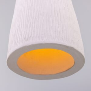 White Bathroom Pendant | Ceramic Parva Pendant Light | IP44 Ceramic Bathroom Pendant Lights Great Lighting UK Ltd