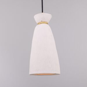 White Bathroom Pendant | Ceramic Parva Pendant Light Ceramic Pendant Lighting Great Lighting UK Ltd