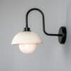 Kauri Domed Ceramic Shade Wall Light IP44 Ceramic Bathroom Sconces Great Lighting UK Ltd