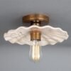 Kapok Marbled Flush Ceiling Light Ceramic Ceiling Lights Great Lighting UK Ltd