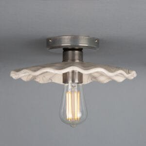 Kapok Marbled Flush Ceiling Light Kitchen Ceilings Lights Great Lighting UK Ltd