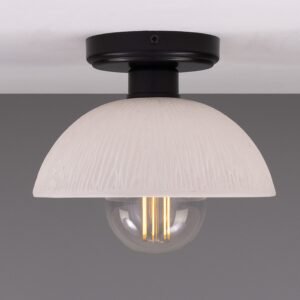 Kauri Ceramic Dome Ceiling Light Bedroom Ceiling Lights Great Lighting UK Ltd