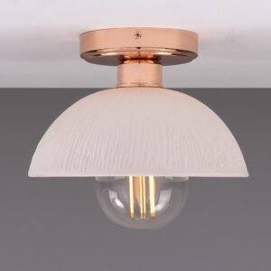 Kauri Ceramic Dome Ceiling Light Bedroom Ceiling Lights Great Lighting UK Ltd