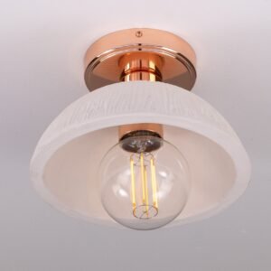 Kauri Ceramic Dome Ceiling Light Bedroom Ceiling Lights Great Lighting UK Ltd