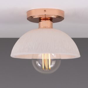 Kauri Ceramic Dome Ceiling Light Bedroom Ceiling Lights Great Lighting UK Ltd