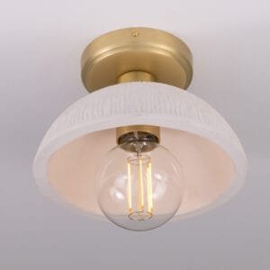 Kauri Ceramic Dome Ceiling Light Kitchen Ceilings Lights Great Lighting UK Ltd