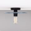 Ceramic Disc Ceiling Light in Blue Earth Ceramic Ceiling Lights Great Lighting UK Ltd