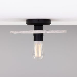 Bog Oak Ceramic Disk Ceiling Light Marbled Finish Bedroom Ceiling Lights Great Lighting UK Ltd