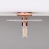 Bog Oak Ceramic Disk Ceiling Light Marbled Finish Ceramic Ceiling Lights Great Lighting UK Ltd