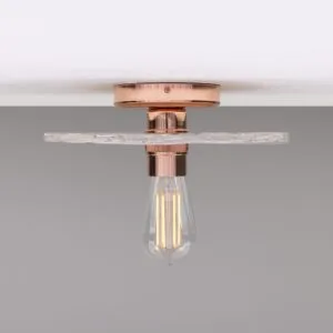 Bog Oak Ceramic Disk Ceiling Light Marbled Finish Bedroom Ceiling Lights Great Lighting UK Ltd