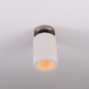 Senna Matt White Ceramic Ceiling Light Ceramic Ceiling Lights Great Lighting UK Ltd