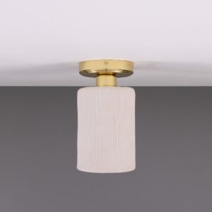 Senna Matt White Ceramic Ceiling Light Bedroom Ceiling Lights Great Lighting UK Ltd