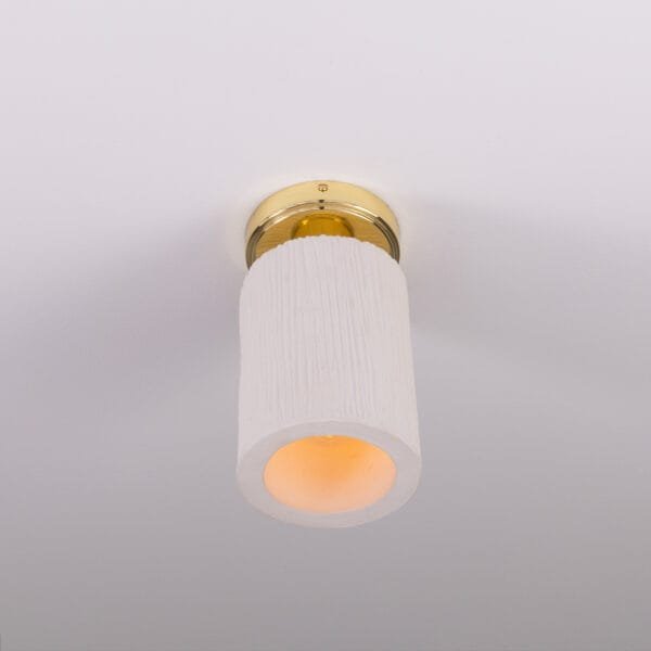 Senna Matt White Ceramic Ceiling Light Ceramic Ceiling Lights Great Lighting UK Ltd