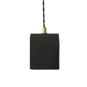 Black Clay Organic Ceramic Pendant | The Tansy Ceramic Pendant Lighting Great Lighting UK Ltd