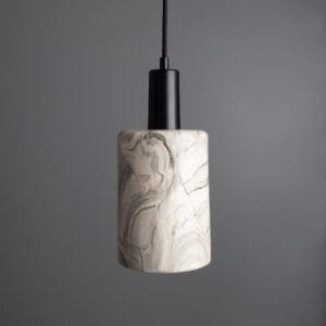 Senna 12cm Marbled Pendant Ceramic Pendant Lighting Great Lighting UK Ltd