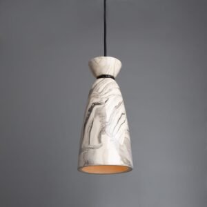 Pando Marbled Ceramic Pendant Bedroom Pendant Lights Great Lighting UK Ltd