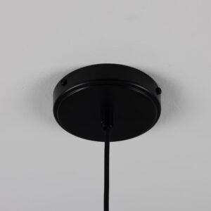Osier 11.5cm White Stripped Ceramic Pendant Ceramic Pendant Lighting Great Lighting UK Ltd