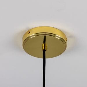 Osier 11.5cm White Stripped Ceramic Pendant Ceramic Pendant Lighting Great Lighting UK Ltd