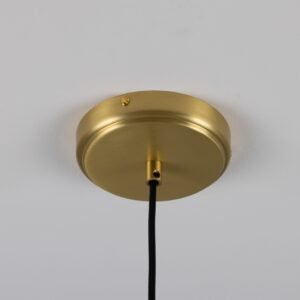 Osier 11.5cm White Stripped Ceramic Pendant Ceramic Pendant Lighting Great Lighting UK Ltd