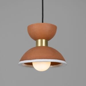 Nakaii Terracotta Pendant Light Ceramic Pendant Lighting Great Lighting UK Ltd