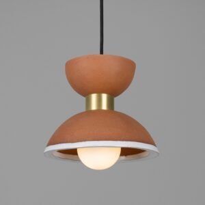 Nakaii Terracotta Pendant Light Bedroom Pendant Lights Great Lighting UK Ltd