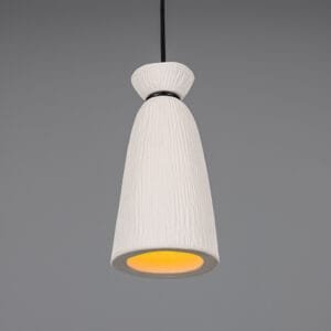 Pando Matt White Ceramic Pendant Light Ceramic Pendant Lighting Great Lighting UK Ltd