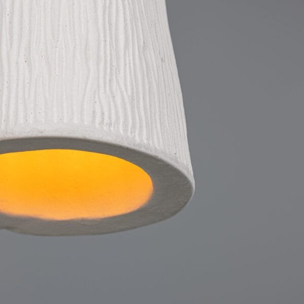 Pando Matt White Ceramic Pendant Light Ceramic Pendant Lighting Great Lighting UK Ltd