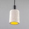 Senna Ceramic Pendant Light | Matte White Striped Ceramic Pendant Lighting Great Lighting UK Ltd