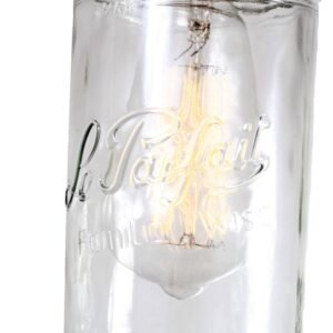 "Le Parfait" Jam Jar 5 Light Cluster Dining Table Pendant Lights Great Lighting UK Ltd