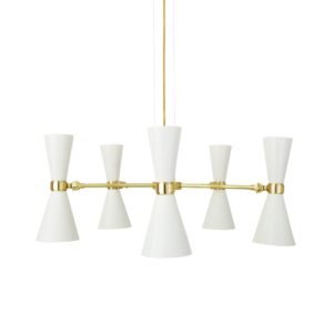 Cairo Mid Century Adjustable 5 Arm Chandelier Bedroom Chandelier Great Lighting UK Ltd